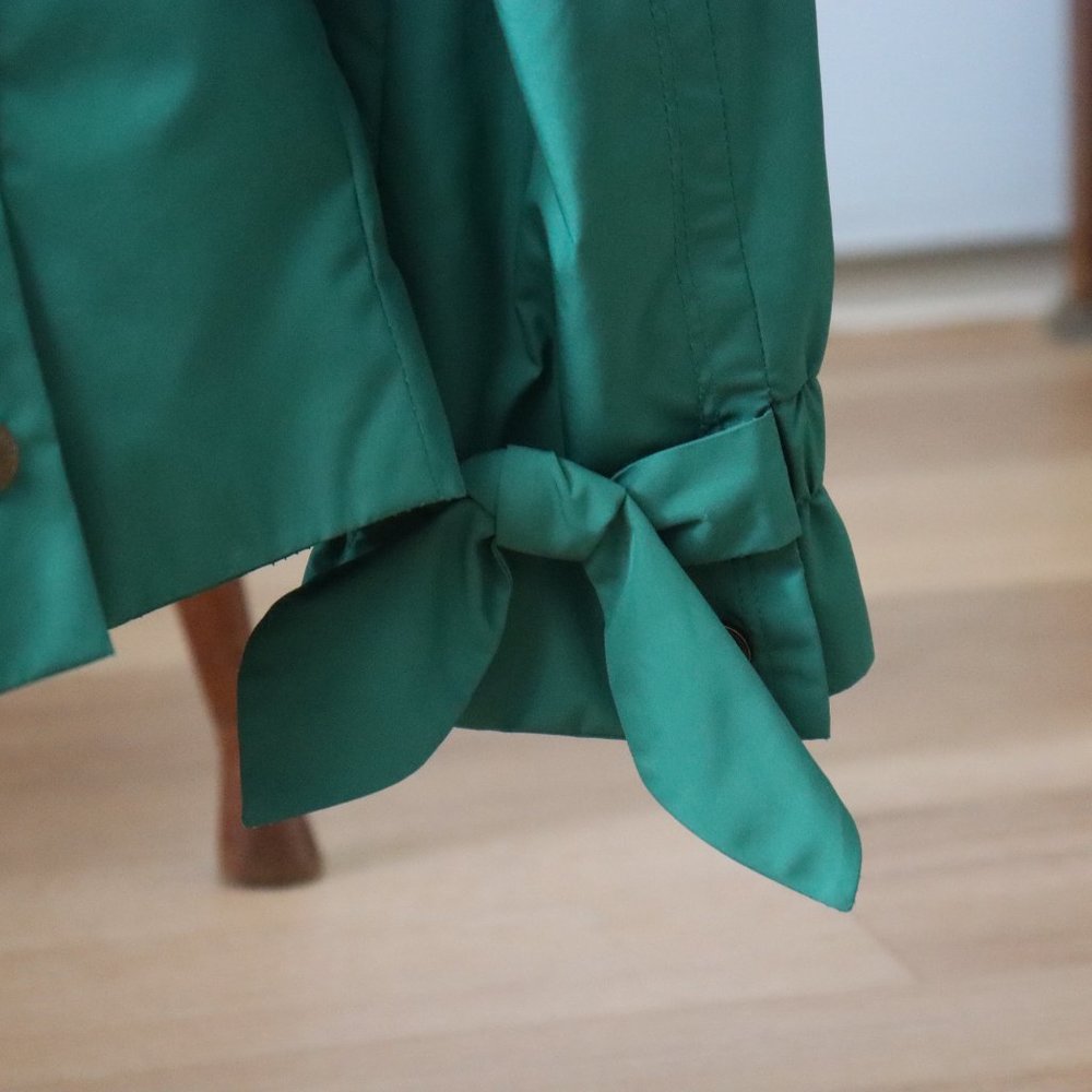 Like New, Cole Haan "Jelly Bean" Windbreaker in Kelly Green, Sz S - Picture 5 of 16